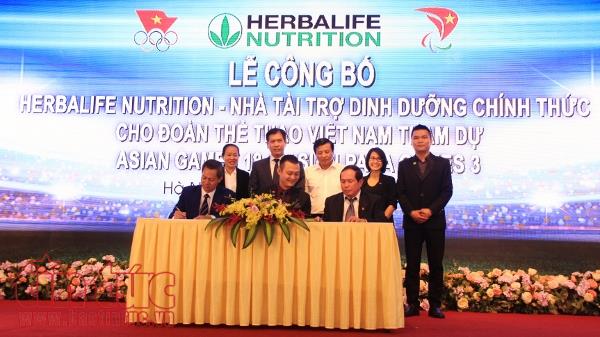 Công bố nhà tài trợ dinh dưỡng cho Đoàn thể thao Việt Nam tại Asiad và Asian Para Games 2018 ảnh 1